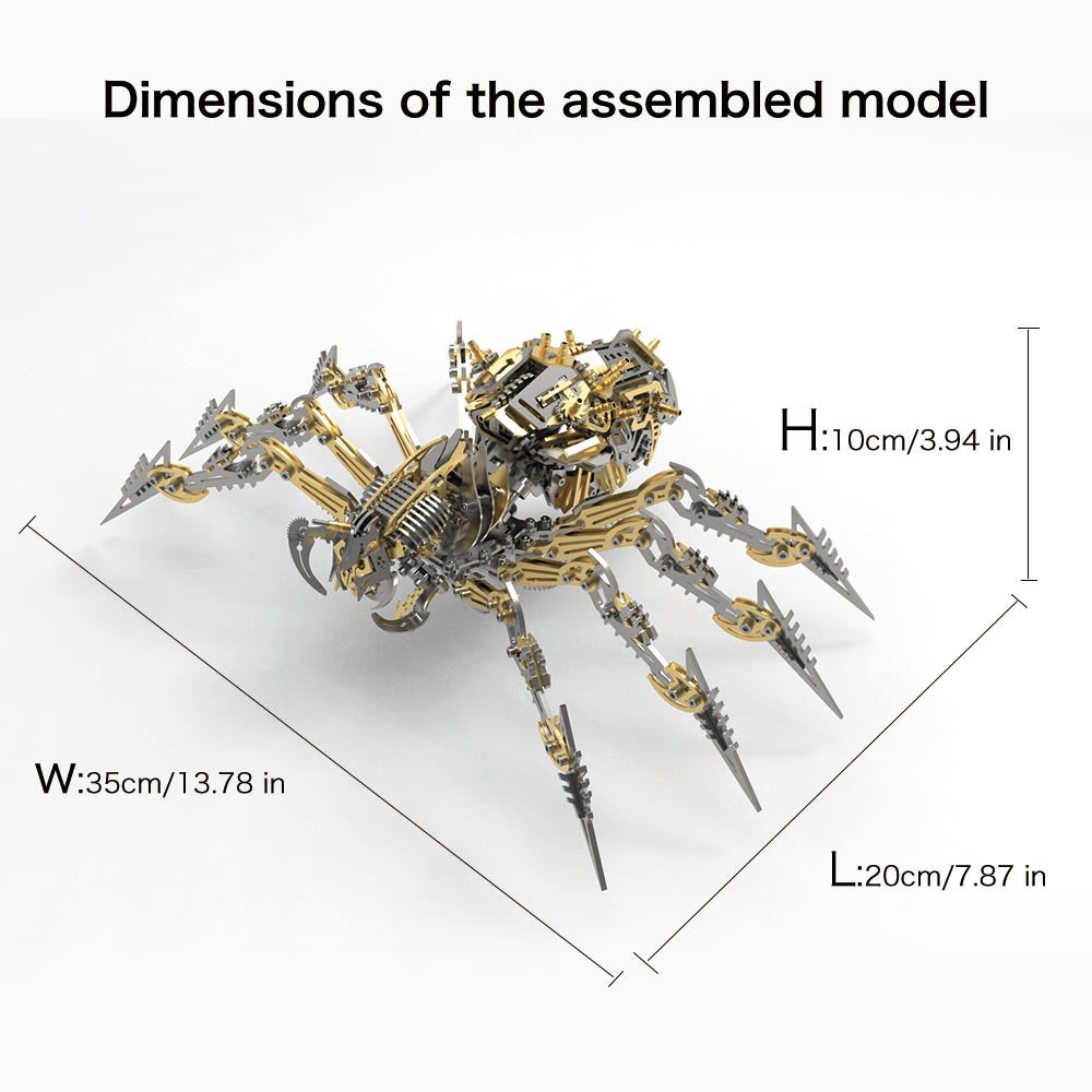 Mechanical Skeleton Spider Model Kit