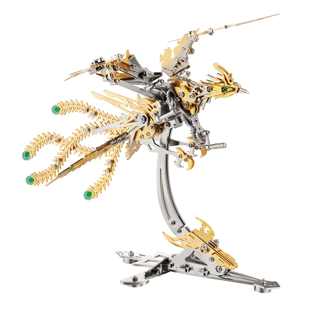 LongPin -3D Mechanical metal phoenix assembly kit