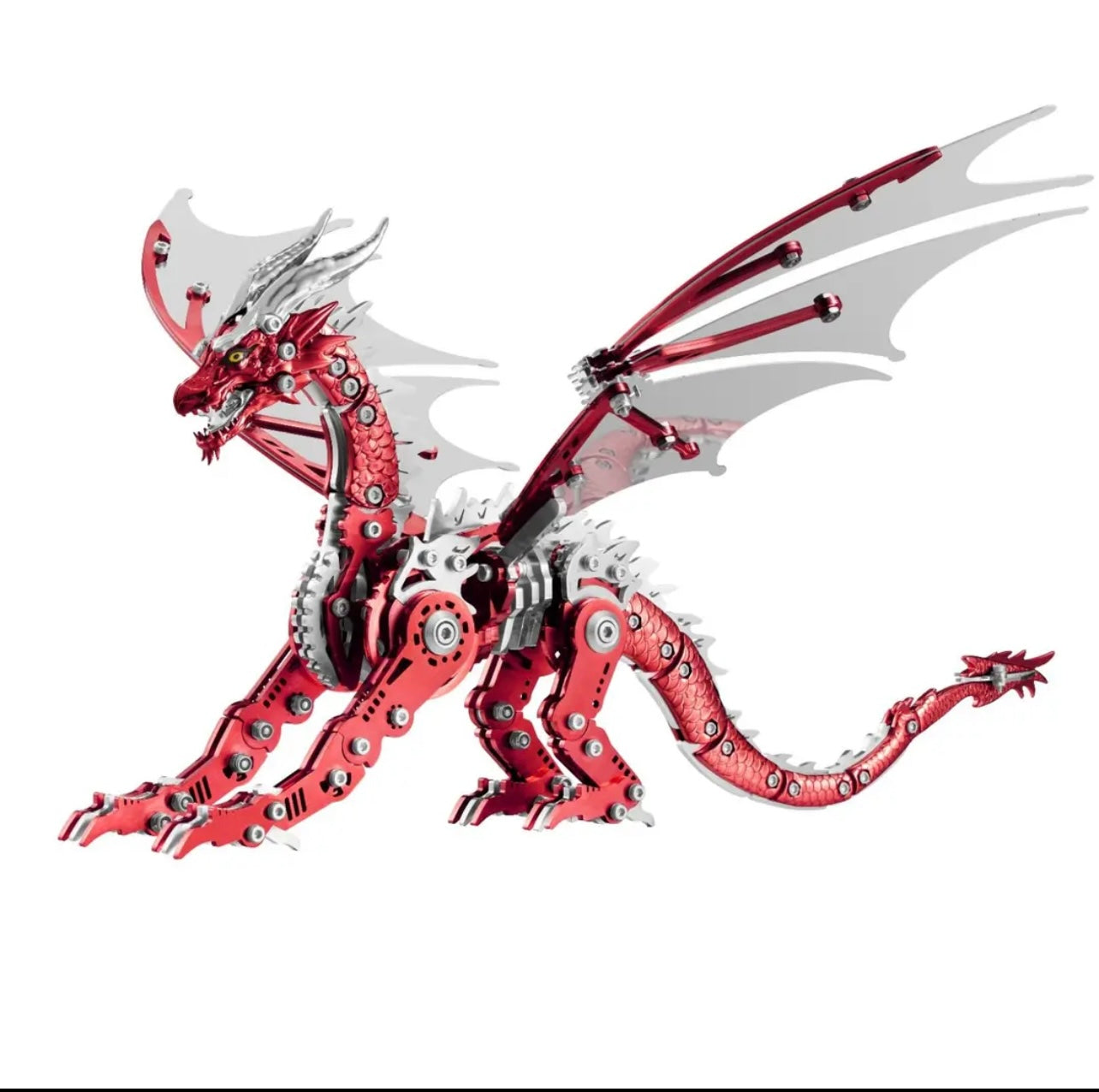 longpin-3D mechanical Dragon Stainless steel Model assembly kit