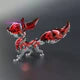 3D Mechanical Metal Fox Model