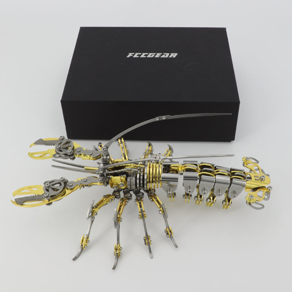 3D metal mechanical lobster