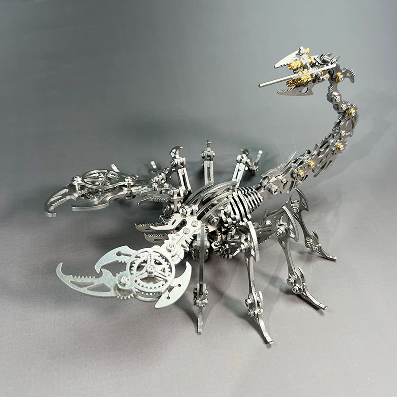 Mechanical Scorpion 3D Alloy Model kit（ Comes with English manual)