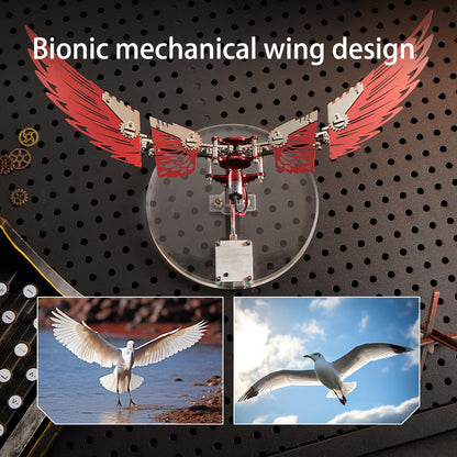 Ornithopter mechanical model, bionic mechanical wing design