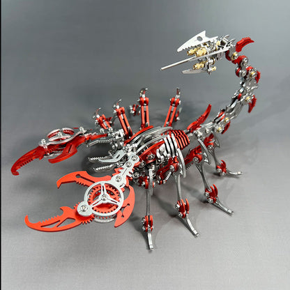 Mechanical Scorpion 3D Alloy Model kit（ Comes with English manual)