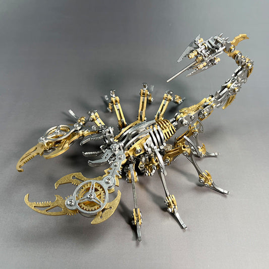 Mechanical Scorpion 3D Alloy Model kit（ Comes with English manual)