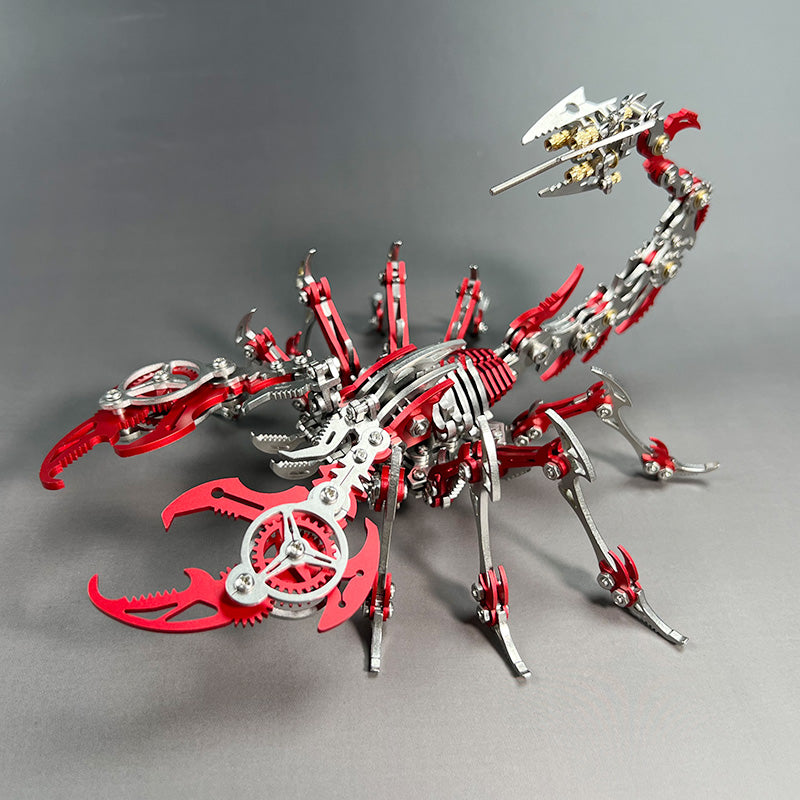 Mechanical Scorpion 3D Alloy Model kit（ Comes with English manual)