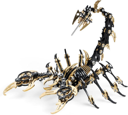 Mechanical Scorpion 3D Alloy Model kit（ Comes with English manual)