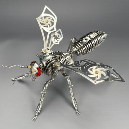 longpin-3D mechanical wasp Stainless steel Model assembly kit(come with english instruction and tool kit)