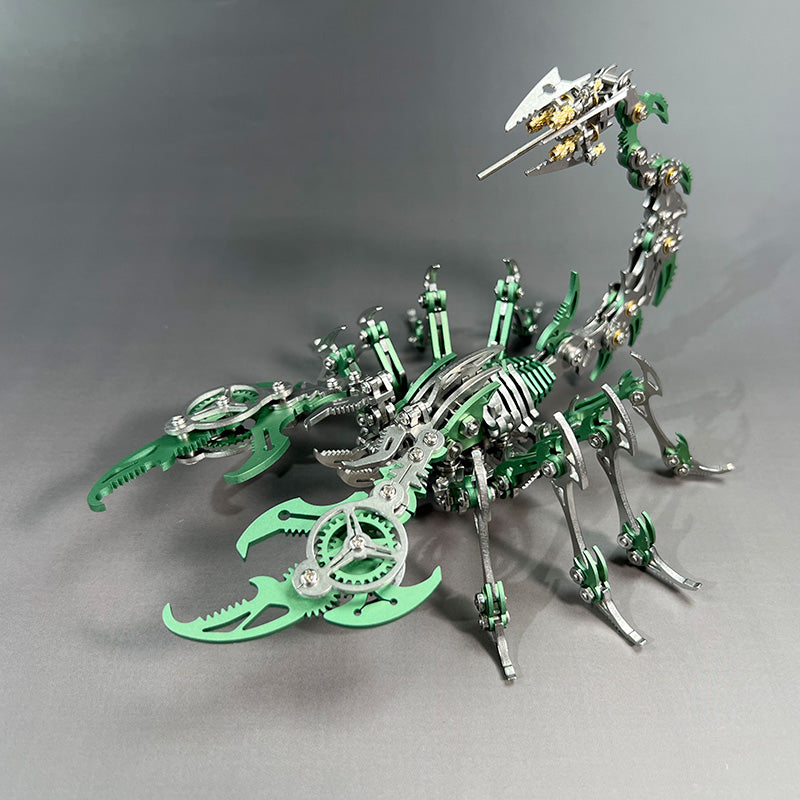 Mechanical Scorpion 3D Alloy Model kit（ Comes with English manual)