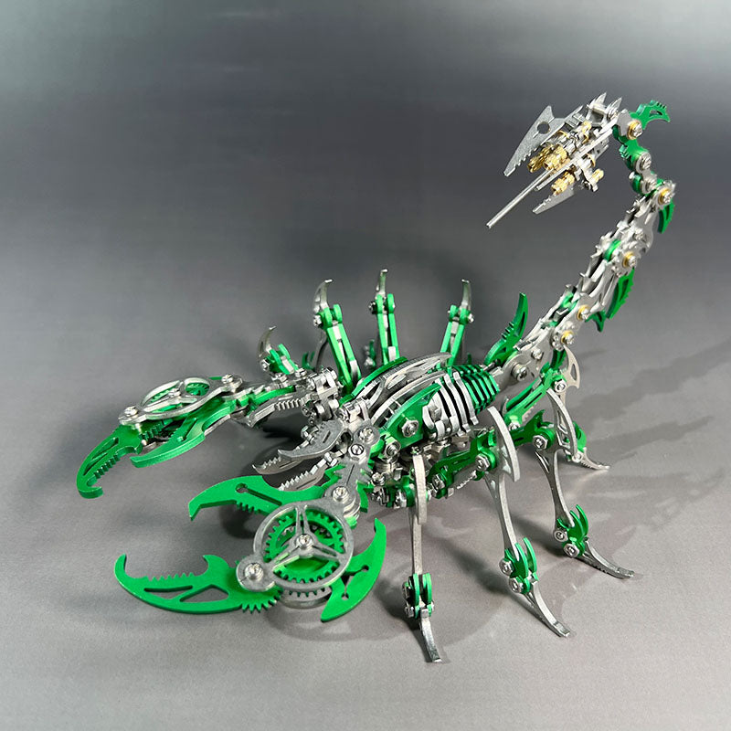 Mechanical Scorpion 3D Alloy Model kit（ Comes with English manual)