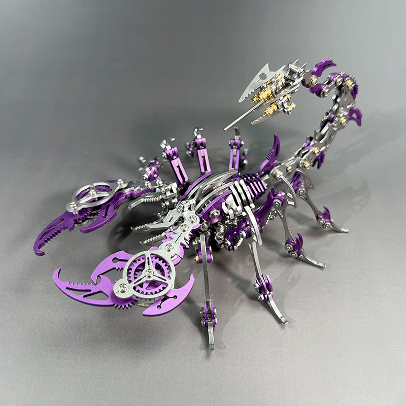 Mechanical Scorpion 3D Alloy Model kit（ Comes with English manual)