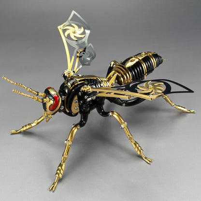 longpin-3D mechanical wasp Stainless steel Model assembly kit(come with english instruction and tool kit)