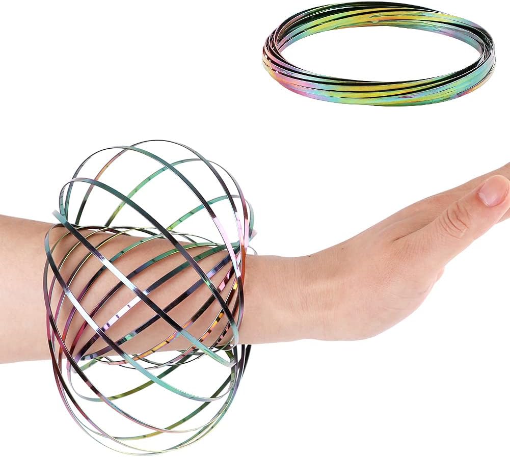 Flow Ring Spinner Ring Arm Toy - Stainless Steel Floatingcity