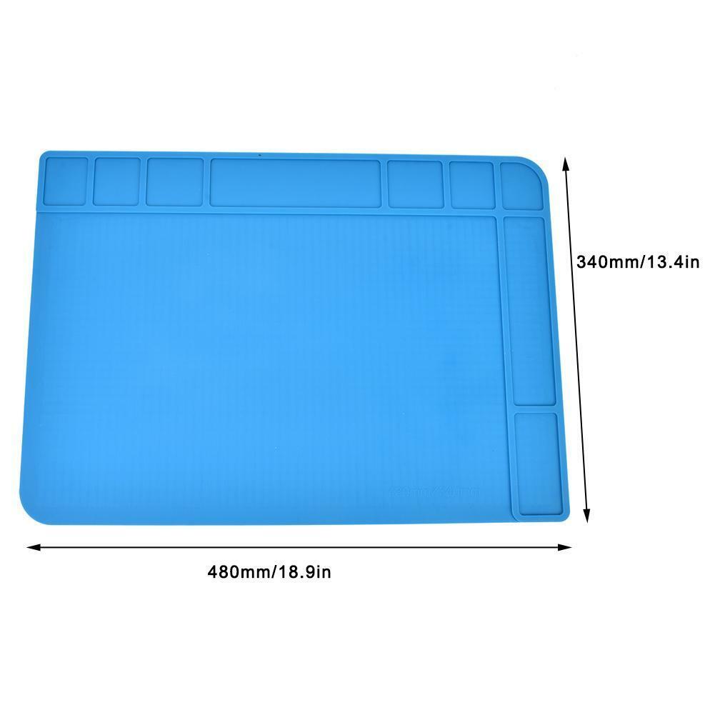 Heat-resistant silicone mat model assembly workstation 480x340mm floatingcity